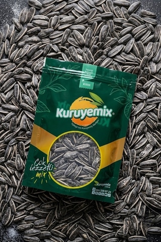 Birinci Sınıf Siyah Ayçekirdeği Kavrulmuş Tuzlu - Taptaze Ve Çıtır Lezzet 1kg