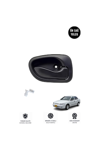 Hyundaı Accent Yumurta Kasa 1994-1999 Arası Uyumlu Sağ İç Kapı Kolu Yolcu