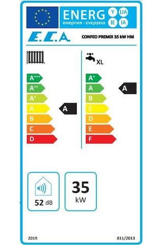 Eca Confeo Premix 35/35 Kw (30.000 Kcal) Tam Yoğuşmalı Kombi