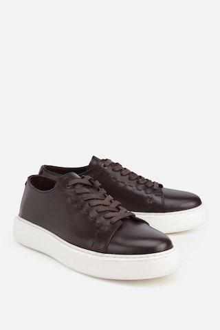 Yaya Erkek Kahverengi Bağcıklı Kalın Tabanlı Günlük Sneaker