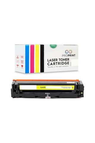 Proprint Hp 203X Cf542X Sarı Uyumlu Toner 2500 Sayfa M254Nw