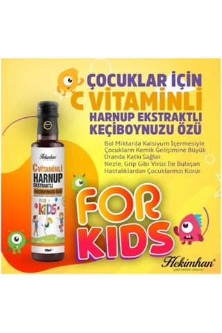 Hekimhan C Vitaminli Harnup Ekstraktlı Macun 240 G + Keçiboynuzu Özü 350 G
