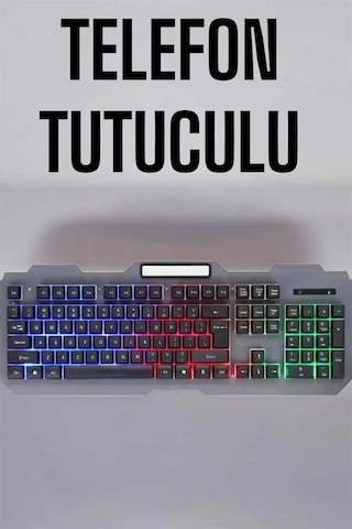 Mey Najmaddin Q Klavye Rgb Işıklı Klavye Ve Mouse Seti Kablolu Mouse liş Najmaddin