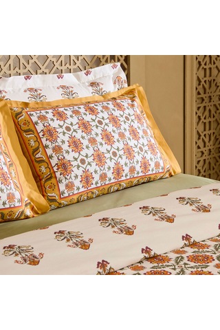 Karaca Home Zahara Çift Kişilik Nevresım Takımı Hardal HARDAL