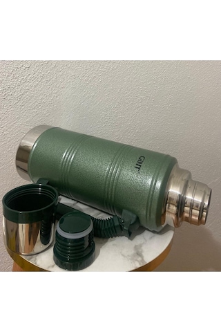Gint Yeşil 2.2 Litre Vakumlu Avcı Kamp Termosu