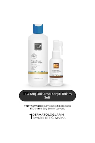 Tto Thermal Saç Dökülme Karşıtı Set – Dökülme Önleyici & Besleyici Saç Bakım
