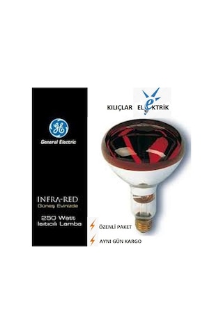 Infrared Ampul Isıtıcı Lamba 250 Wat
