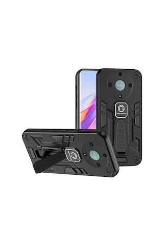 Honor X9a 5g / X40 5g / Magic5 Lite 5g Telefon Kılıfı Kickstand Sert Pc Yumuşak Tpu Sağlam Kapak