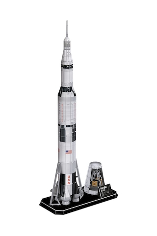 Nasa - Apollo Saturn V Roket 3d Puzzle Ds1059h
