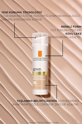 La Roche Posay Anthelios Age Correct Daily Tinted Cream SPF50+ 2 x 50 ML
