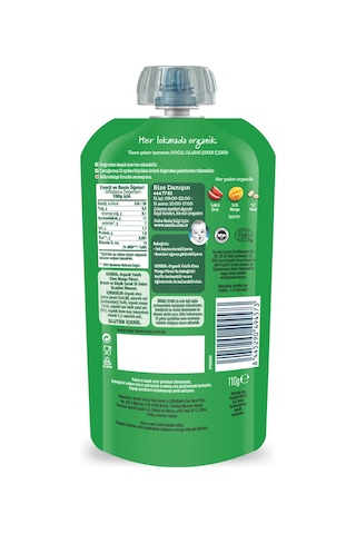 Gerber Organik Yulaflı Elma Ve Mango Püre 110 Gr GBR-4573
