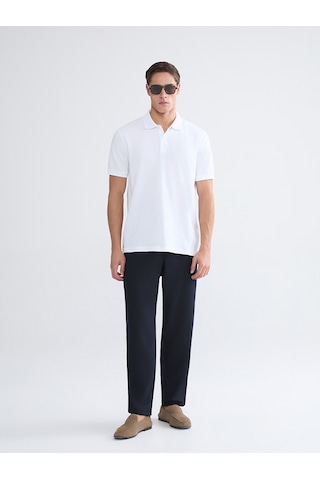 Lcwaıkıkı Classic Beyaz Polo Yaka Pike Erkek Tişört