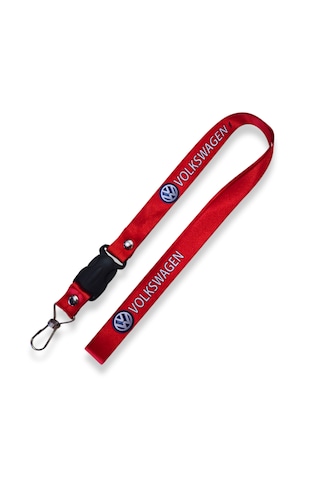 Volkswagen Kırmızı / Mavi Oto Ayna Askısı & Anahtarlıklı Ayna Ipi