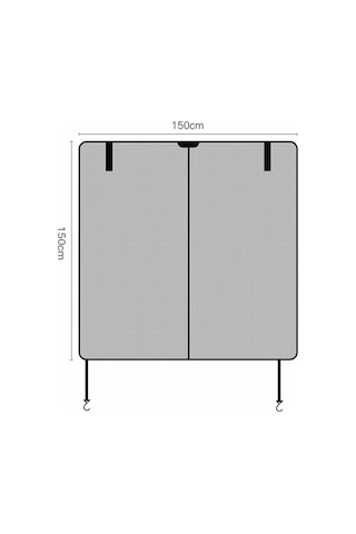 Dancemonkey Araba Bagaj Kapağı Manyetik Sivrisinek Ekranı, Güneş Koruyucu