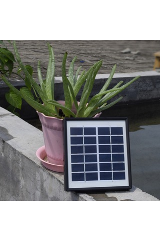 Lemestar Güneş Enerjili Akvaryum Oksijen Pompası - 3600mah Pil İle Uzun Süreli Çalışma