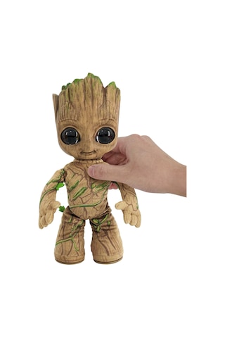 Marvel Groot Sesli ve Hareketli Pelüş Figür HJM23