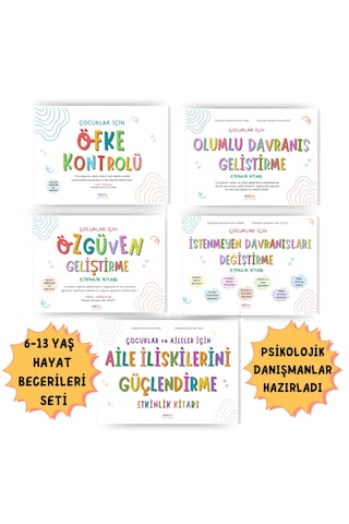 5'li Set- Öfke Kontrolü-özgüven-olumlu-istenmeyen Davranış-aile İlişkileri