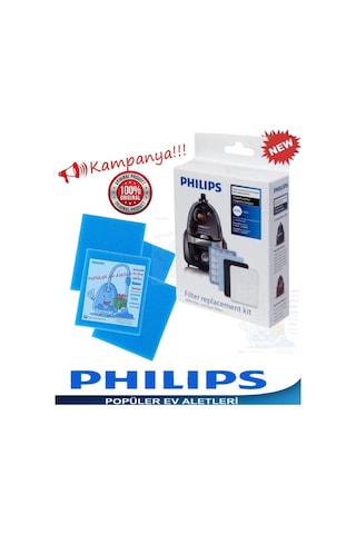 Philips Uyumlu Fc8478 Powerpro Compact Hepa Filtre Seti (431257521)