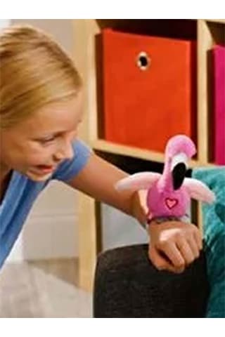 Happy Yappers Slap Bant Sesli Hareket Eden Flamingo Kuş Oyuncak Bileklik