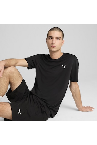 Puma 68254201 Ess Small Logo Poly Erkek Tişört Siyah