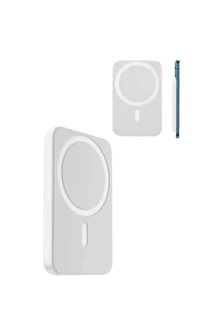 Magsafe Battery Pack Powerbank Kablosuz Şarj 5.000 Mah Çok Renkli