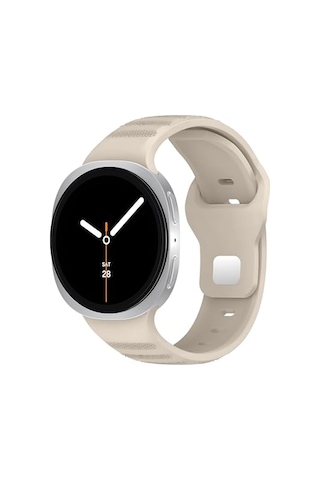 Ayrex Galaxy Watch 8 40mm/44mm Ve Watch 8 Classic 46mm İle Uyumlu Konforlu Ve Yumuşak Rugged Silikon Kordon