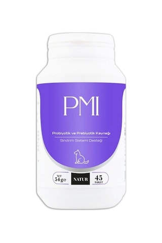 Natur PMI Probiyotik ve Prebiyotik Köpek Gıda Takviyesi 45 Tablet 54 G Natur PMI Probiyotik ve Prebiyotik Köpek Gıda Takviyesi 45 Tablet 54 G