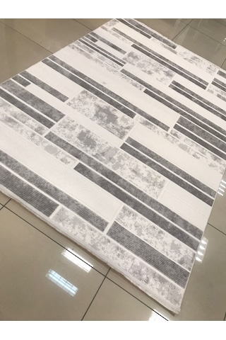 Padişah Halı Polo 74778 095 Serisi Akrilik Salon Oturma Yatak Odası Halısı Gri