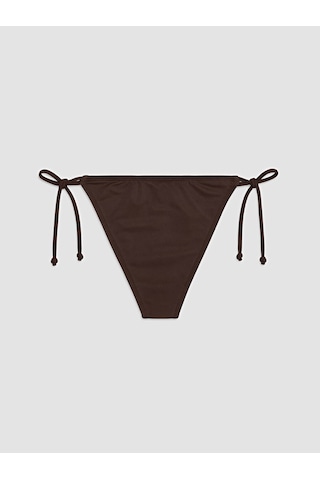 Lcw Dream Kahverengi Yanlardan Bağlamalı Kadın Bikini Alt