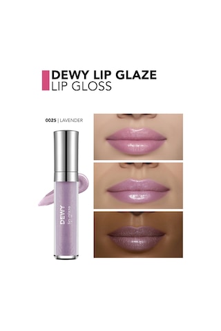 Flormar Besleyici Dudak Parlatıcısı - Dewy Lip Glaze - 025 Lavende-8682536069465
