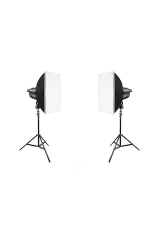Jinbei EFII-60W Led 5500 K 2'li Video Işığı Seti
