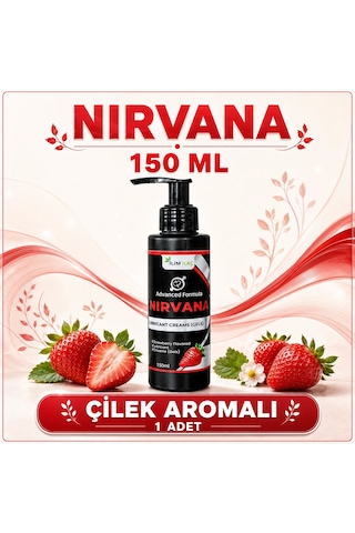 Nirvana Çilek Aromalı Kayganlaştırıcı Jel 150 ML