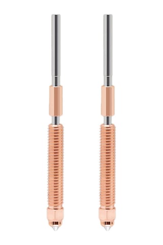 Nayomiglow Creality K2 Plus Nozul Hızlı Değiştirme Nozul Takımı Sertleştirilmiş Çelik Tasarım Creality K2 Plus 3d Yazıcı İçin 2 Adet 0,4 Mm