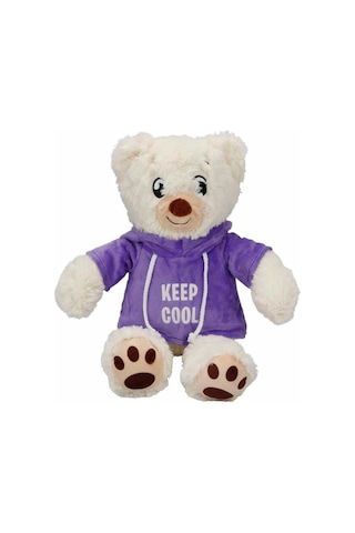 Kapüşonlu Peluş Ayı 30 Cm