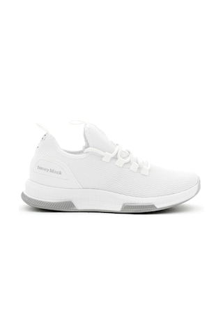 Tonny Black Unisex Beyaz Nefes Alabilen Kumaş Poli Taban Bağcıklı Spor Ayakkabı V2qnt-0 102 Beyaz