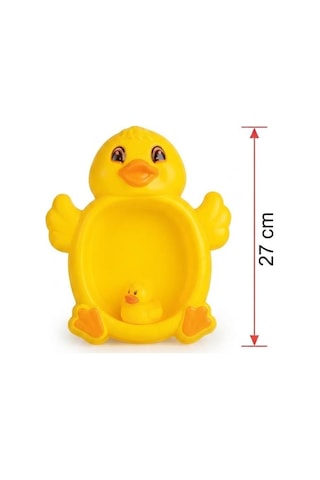 7 Ördekli Oltalı Eğlenceli Eğitici Ördek Yakalama Ve Eğitici Banyo Havuzu Oyuncağı Seti 27 Cm