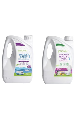Jenovin Sifon Temizliği Karavan & Tekne Tuvalet Kimyasalı 3L - Katı Atık Parçalama Lavanta Kokusu