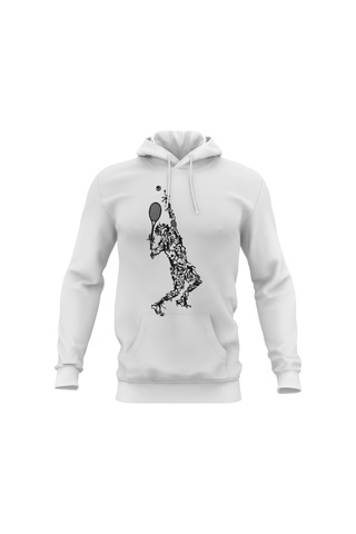 Pisa Art Servisi Iyi Olanlara Özel Beyaz Kapüşonlu Unisex Sweatshirt Hrmsw002 Beyaz