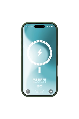 Apple Uyumlu iPhone Buff 16 Magsafe Rubber Fit Silikon Kılıf Cypress