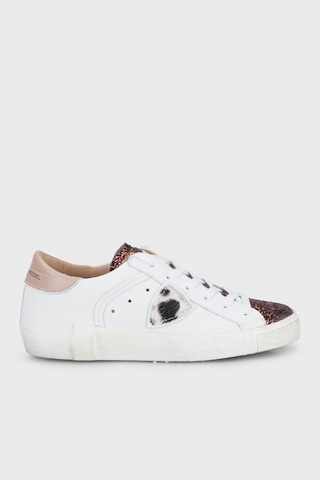 Philippe Model Logolu Deri Sneaker Ayakkabı Kadın Ayakkabı Prldvga4 Beyaz-kahve