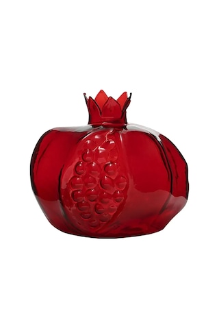 Ruicoo "nar Şekilli Dekoratif Vazo, Çiçekler İçin Şık Merkez Parça, 10 Cm"