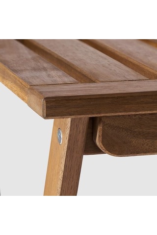 Ikea Nämmarö Katlanabilir Masa, Açık Kahverengi, 108x37 Cm