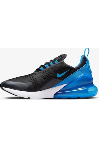 Nike Air Max 270 Ah8050-028 Siyah Mavi Erkek Sneaker Dar Kalıp Siyah - Mavi
