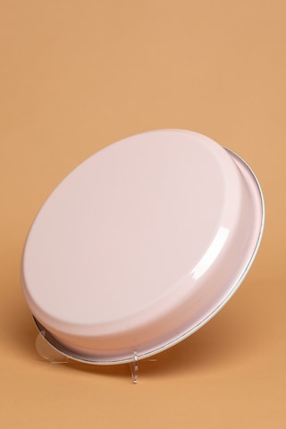 Rosa Di Verona Emaye Oval Pembe Fırın Tepsisi Ebutay Pembe