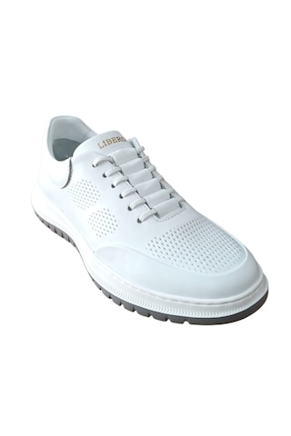 Libero Lz5906 Unisex Hakiki Deri Eva Antik Günlük Comfort Ayakkabı Beyaz
