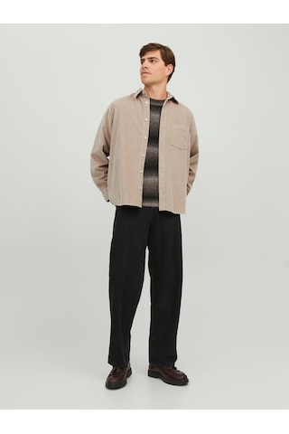 Jack & Jones Jack&jones Oversize Vizon Erkek Gömlek 12239321 001