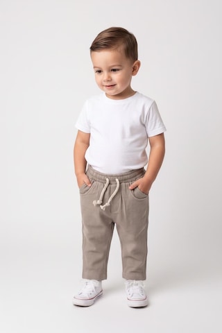 MiaBaby Bebek Müslin Pantolon Bej