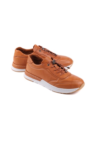 Stato Wex Hakiki Deri Kadın Sneaker Günlük Rahat Hafif Şehir Stili Ayakkabı Taba Cilt