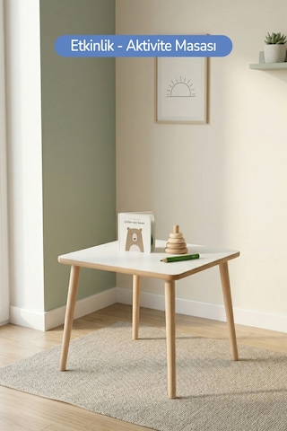 Çocuklar İçin Aktivite, Çalışma Masası 5981 Beyaz