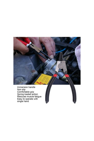 Ximistore9 5 İnç Karbon Çelik Isıl İşlemli, Kauçuk Saplı, El Operasyonlu C-ring Tamir Aleti, Sıkıcı Tutma Ve Uygun Kullanim